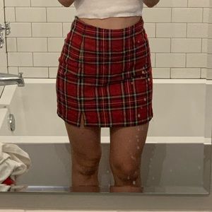 Plaid skirt